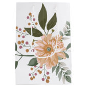 Big Bold Summer Flower Medium Gift Bag Cadeauzakje (Achterkant)