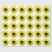 Big Bold Sunflower Blooms Cadeaupapier (Vlak)
