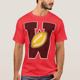 Big Bold Washington Commanders Monogram TShirt