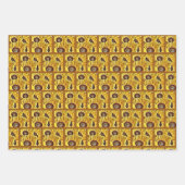 Big Bold zonnebloemen Inpakpapier Vel (Voorkant 2)