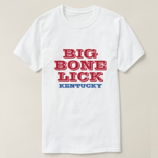 Big Bone Lick Kentucky T-shirt (Design voorkant)