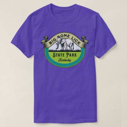 Big Bone Lick State Park Kentucky TShirt (Design voorkant)