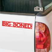 Big Boned Stamp Bumpersticker (Op Truck)