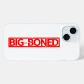 Big Boned Stamp Case-Mate iPhone Case (Achterkant (horizontaal))