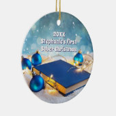 Big Book en Holiday Lights herstel Keramisch Ornament (Rechts)