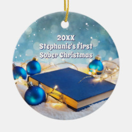 Big Book en Holiday Lights herstel Keramisch Ornament