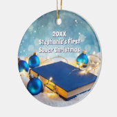 Big Book en Holiday Lights herstel Keramisch Ornament (Links)