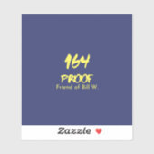 Big Book Vriend van Bill W. Sticker (Vel)