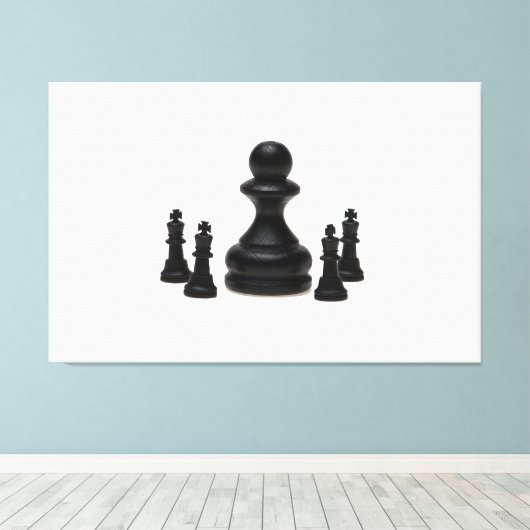 Big Boss Canvas Afdruk (Insitu (Houten vloer))