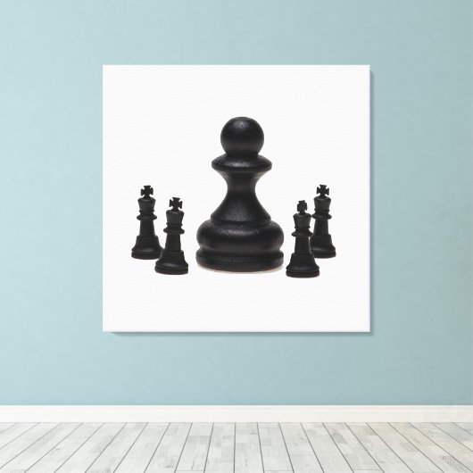 Big Boss Canvas Afdruk (Insitu (Houten vloer))