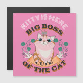 BIG BOSS CUTE CAT DOCUSTOMIZE PERSONALISEERDE NAAM (Voorkant / Achterkant)