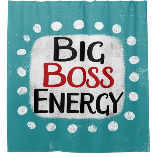 Big Boss Energie Douchegordijn (Voorkant)