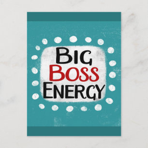 Big Boss Energy Briefkaart