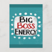 Big Boss Energy Briefkaart (Voorkant)