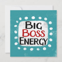 Big Boss Energy Wenskaart