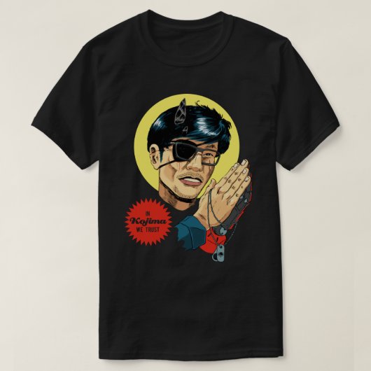 Big Boss Hideo Kojima T-shirt (Design voorkant)