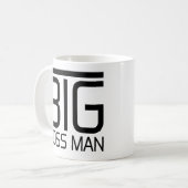 Big Boss Man Big Bossman Funny Boss Quotes Gifts Koffiemok (Voorkant links)