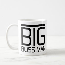 Big Boss Man Big Bossman Funny Boss Quotes Gifts Koffiemok