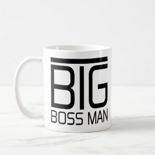 Big Boss Man Big Bossman Funny Boss Quotes Gifts Koffiemok