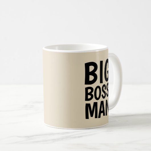 BIG BOSS MAN Coffee Mugs Koffiemok (Voorkant rechts)