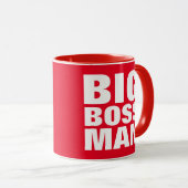 BIG BOSS MAN, Funny DAD koffiemokken Mok (Voorkant rechts)