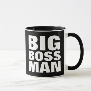 BIG BOSS-MAN, Funny koffiemompjes Mok