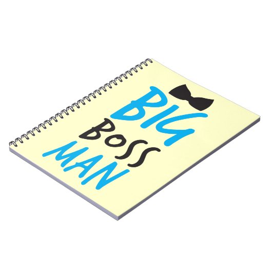 Big Boss man NP Notitieboek (Linkerzijde)