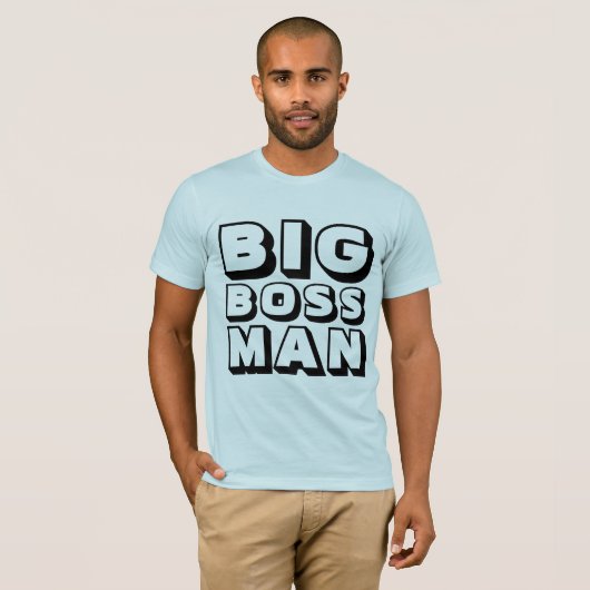 BIG BOSS MAN T-Shirts (Voorkant volledig)
