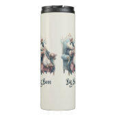 Big Boss Winter Penguin Design Thermosbeker (Achterkant)