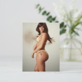 BIG BOTTOM VINTAGE BIKINI GIRL POSTCARD BRIEFKAART (Staand voorkant)