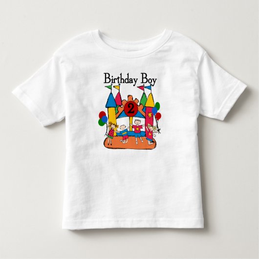 Big Bounce Boy 2e Verjaardag Tshirts en geschenken (Voorkant)