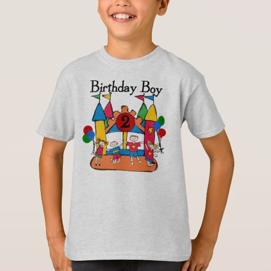 Big Bounce Boy 2e Verjaardag Tshirts en geschenken (Voorkant)