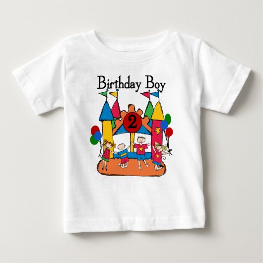 Big Bounce Boy 2e Verjaardag Tshirts en geschenken (Voorkant)