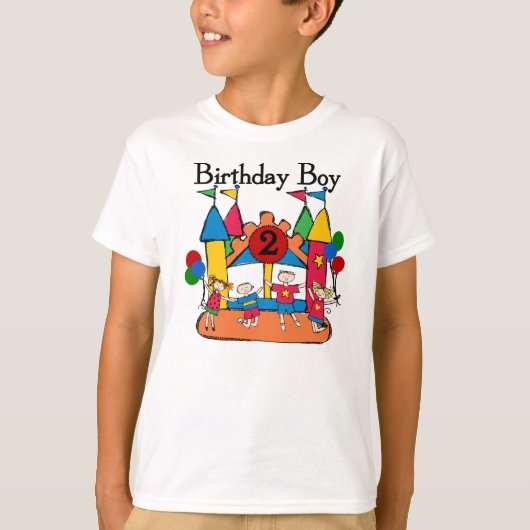 Big Bounce Boy 2e Verjaardag Tshirts en geschenken (Voorkant)