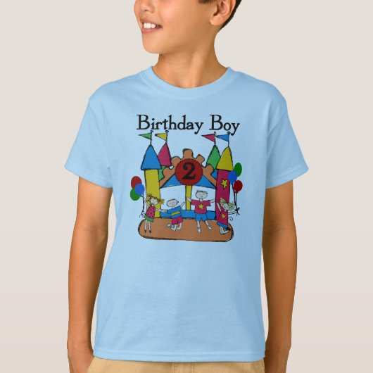 Big Bounce Boy 2e Verjaardag Tshirts en geschenken (Voorkant)