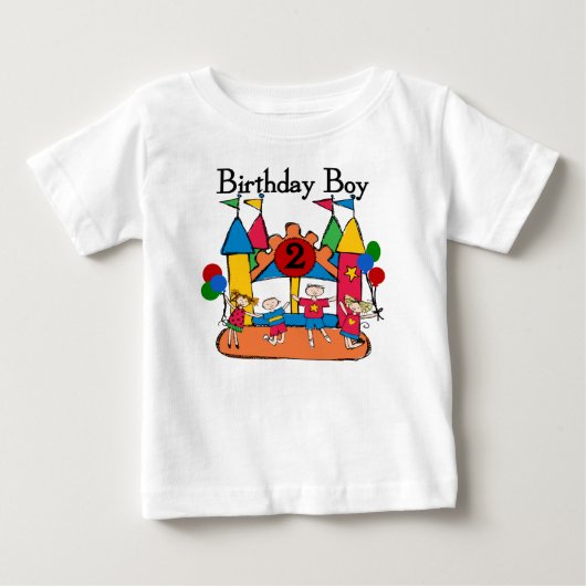 Big Bounce Boy 2e Verjaardag Tshirts en geschenken (Voorkant)