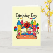 Big Bounce Boy 2e Verjaardag Tshirts en geschenken Kaart (Gele Bloem)