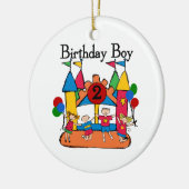Big Bounce Boy 2e Verjaardag Tshirts en geschenken Keramisch Ornament (Links)