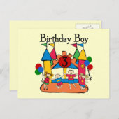 Big Bounce Boy 3e Verjaardag T shirten en geschenk Briefkaart (Voorkant / Achterkant)