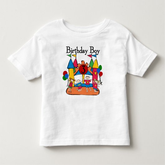 Big Bounce Boy 3e Verjaardag T shirten en geschenk Kinder Shirts (Voorkant)