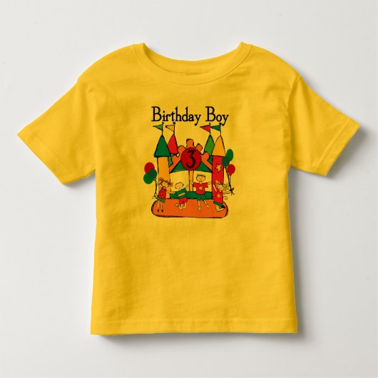 Big Bounce Boy 3e Verjaardag T shirten en geschenk Kinder Shirts (Voorkant)