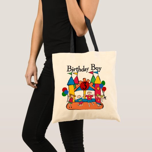 Big Bounce Boy 3e Verjaardag T shirten en geschenk Tote Bag (Voorkant (product))
