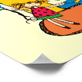 Big Bounce Boy 4th Verjaardag Tshirts en geschenke Poster (Hoek)