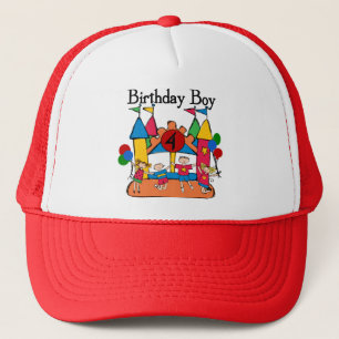 Big Bounce Boy 4th Verjaardag Tshirts en geschenke Trucker Pet