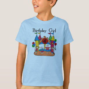 Big Bounce Girl 4th Verjaardag T-shirts en geschen