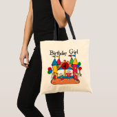 Big Bounce Girl 4th Verjaardag T-shirts en geschen Tote Bag (Voorkant (product))