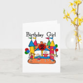 Big Bounce Meisje 2e Verjaardag Tshirts en geschen Kaart (Gele Bloem)