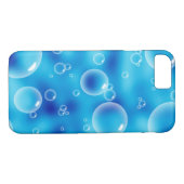 Big Bouncing Blue Bubbles Case-Mate iPhone Case (Achterkant (Horizontaal))