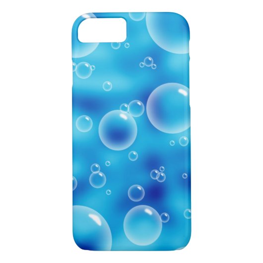 Big Bouncing Blue Bubbles Case-Mate iPhone Case (Achterkant)