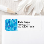 Big Bouncing Blue Bubbles Etiket (Insitu)